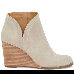 Liucky Brand Yabba Wedge Bootie.